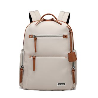 泰梦/TYMON 星芒多区分层双肩包TM-N32杏色 泰梦/TYMON 星芒多区分层双肩包TM-N32杏色