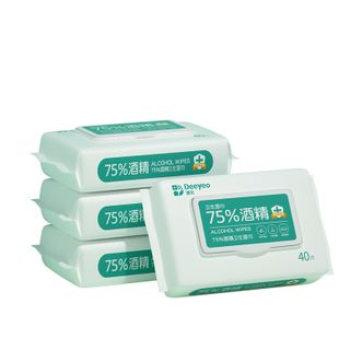 德佑/Deeyeo  75%酒精湿巾4包 /1包40片