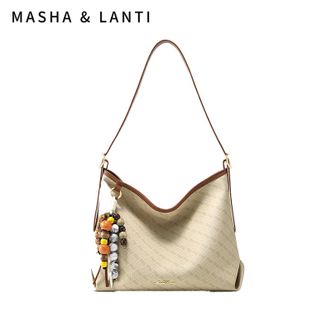 马莎兰缇/MashaLanti  斜挎单肩托特包女高级感腋下包通勤必备 M044508B30375L