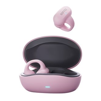 赛那/sanag  耳夹式蓝牙耳机  新款  Z50SPro  飞花粉  无线运动不入耳夹挂耳式传感