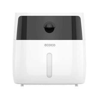 意可可/ecoco  双层卫生间纸巾盒 置物架免打孔壁挂式浴室防水抽纸盒 E1804