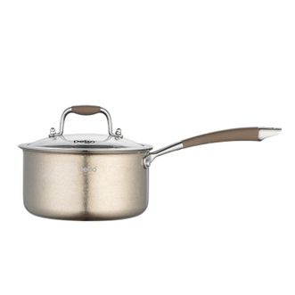 Debo  德铂狄安娜纯钛奶锅 32CM无涂层不粘锅平底锅家用炒菜锅钛锅