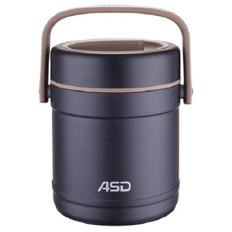 爱仕达（ASD）  304不锈钢1.5L三层保温提锅保温桶大容量双层手提便携式学生上班族保温饭盒RWS15TG-D（颜色随机）