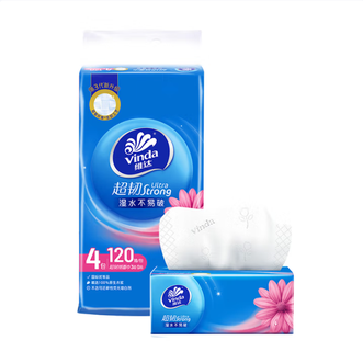 维达  【超值尝鲜】 3层 120抽*4包