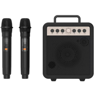 飞利浦（PHILIPS）  SD118无户外大音量广场舞音响便携式低音炮家用K歌带麦克风电木吉他民谣乐器音箱双麦版