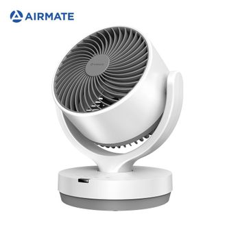 艾美特（AIRMATE）空气循环扇台式桌面对流四季电风扇FA15-R31 遥控款 白色