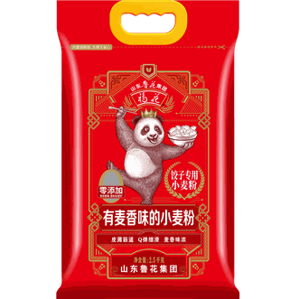 鲁花  面粉 福花饺子专用麦芯小麦粉2.5kg有麦香味的小麦粉