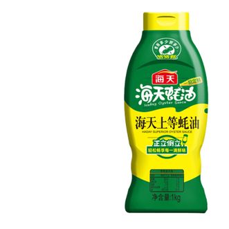 海天  上等蚝油1kg 挤挤装 上色提鲜增香 家用调料 点蘸捞拌焖煮