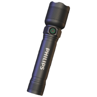 飞利浦/Philips  手电筒强光金属超亮充电迷你便携户外巡逻应急灯 SFL2188P抱夹款
