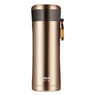 哈尔斯（HAERS）  真空保温杯304不锈钢内胆  雅系列保温水杯 匠心金 350ml HW-350-32