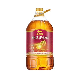 金龙鱼  纯正花生油5L 压榨一级家用桶装食用油健康营养家庭装