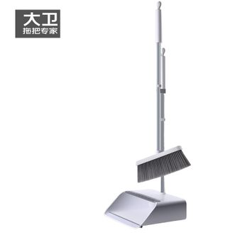 大卫  扫把簸箕套装 巨能装刷毛磨尖大扫把（F2 ）