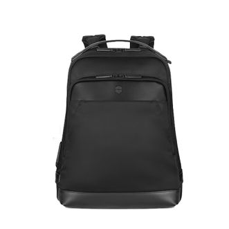 维氏/Victorinox  瑞士军刀炫黑铝面系列男士15英寸商务通勤双肩包 611804