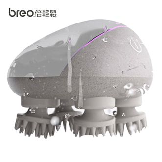 倍轻松（breo）头部按摩器头部按摩器 淋浴可用 干湿两用便携式  scalp mini 2