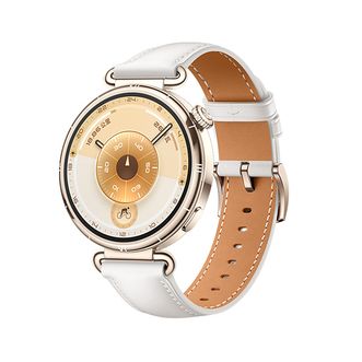 华为/Huawei  WATCH GT 6（41mm）浮光白 浅金色不锈钢表壳 白色复合素皮表带