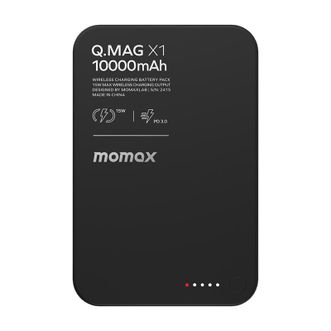 摩米士（MOMAX）   金属磁吸无线充移动电源  充电宝 Q.MAG X  10000mAh IP117A