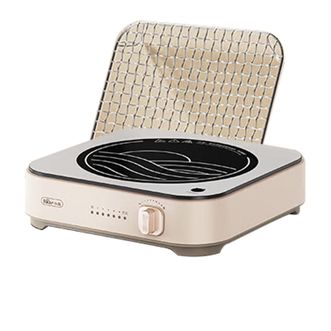 小熊/Bear  电磁炉 大功率电陶炉 小型电磁灶 家用不挑锅具6档火力爆炒 围炉煮茶电池炉2200W  DTL-D22R1+XS-PX001