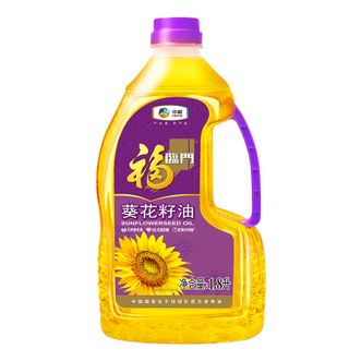 福临门  压榨一级葵花籽油1.8L