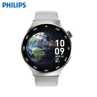 飞利浦（PHILIPS）  智能录音手表R10 【银灰色-氟橡胶】小巧便携AI会议录音语音转文字转写转译32G