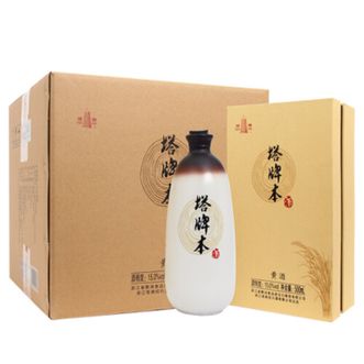 塔牌 本酒 绍兴黄酒 手工半干型花雕酒 500ml*6瓶整箱装