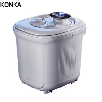 康佳/Konka  足浴盆KZYP-6108-T 脚桶加热全自动按摩 杀菌电动洗脚盆恒温过小腿高深桶实用男女生日礼物送爸爸妈妈长辈