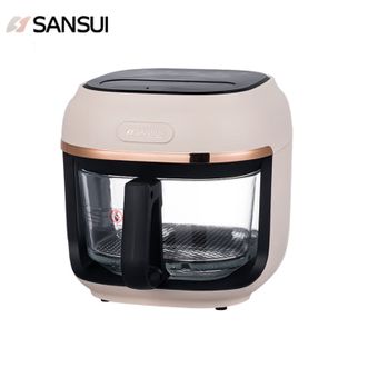 SANSUI  空气炸锅SKZ-A27D 家用透明可视大容量多功能电炸锅烤箱无油烟全自动智能触屏可拆卸炸篮 4L