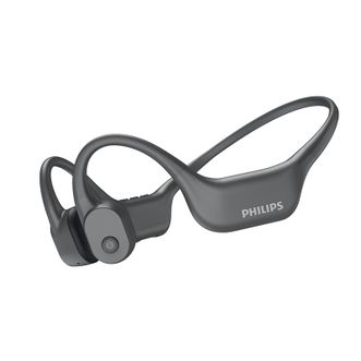 飞利浦（PHILIPS）   骨传导蓝牙耳机 专业运动跑步挂耳式长续航高端降噪 TAA6609CBK