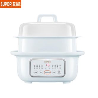苏泊尔（SUPOR）  电炖锅DZ18YC57 隔水炖汤盅白陶瓷内胆一锅三胆上蒸下煮粥煲汤锅智能预约炖盅