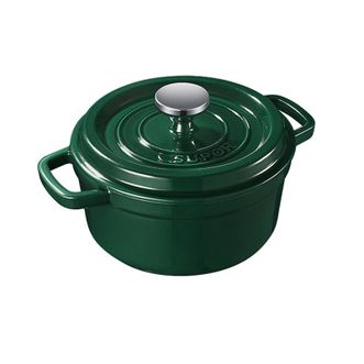 苏泊尔(SUPOR)   珐琅锅汤锅22cm铸铁锅炖锅2.8L罗勒绿  ET22MF01-BA