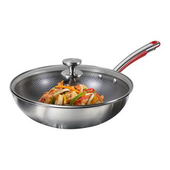 炊大皇  新古典蜂窝炒锅家用厨房32cm炒锅炒菜锅CK72498