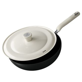 中科德马克dumik  D-CF32Q41陶铁系列 D-三九纯铁青春款炒锅 32CM
