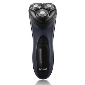奔腾/Povos  男士电动剃须刀 三刀头剃胡刀胡须刀刮胡刀 刀头水洗PQ8605
