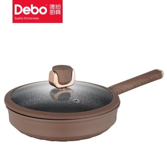 Debo  德铂弗雷德大口径平底锅深煎盘28cm 钛合金涂层