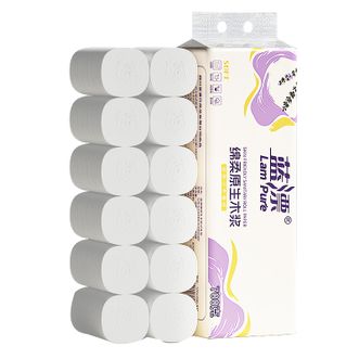 蓝漂  原生木浆卫生纸700克/提（10卷/提）x2提