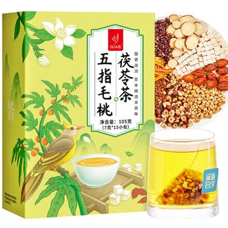 忆江南  五指毛桃茯苓茶105g 8种原料 独立三角包 养生花草茶叶优选