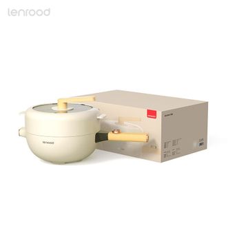 邻鹿 lenrood 电炒锅 电火锅 蒸锅煮锅 4L大容量多用途锅 1800W大功率家用多功能不粘锅