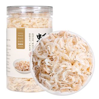 姚朵朵  虾皮罐装90g小虾米干鲜美增香调馅调味馄饨汤面搭配食材6951853700361