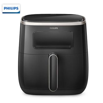 飞利浦/Philips  空气炸锅全自动底盘炸锅智能触控5.6L大容量可视窗HD9257/80黑