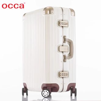 OCCA拉杆箱25寸托运箱男女通用万向轮行李箱糖果金属锁旅行箱FLY-pilot款