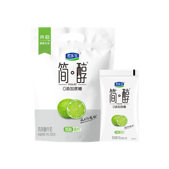 君乐宝（JUNLEBAO）  简醇0添加蔗糖 低脂青柠 100g*10