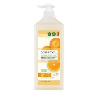 蔬果园/SukGarden  家庭装厨房洗洁精洗碗液去油除味洗涤灵果蔬清洗剂（橘采星光）1.28kg