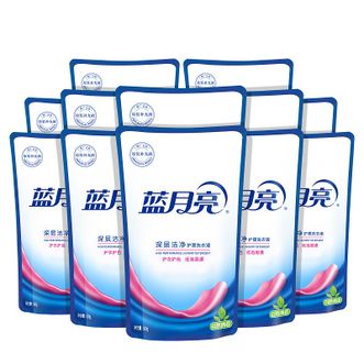 蓝月亮  洗衣液500g袋装合计发12袋  只需少量 轻松解决污渍难题