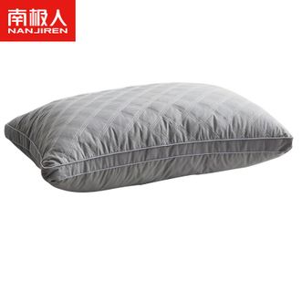 南极人（Nanjiren）  亲肤立体绗缝纤维枕 中枕 单只装 45*70cm