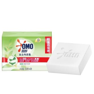 奥妙  茶树内衣皂4x100g内衣清洁草本除菌