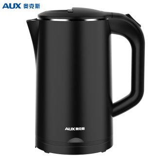奥克斯/AUX  电水壶一体无缝内胆热水壶304不锈钢内胆烧水壶 1.8L大容量电热水壶三层防烫开水壶HX-A1829S