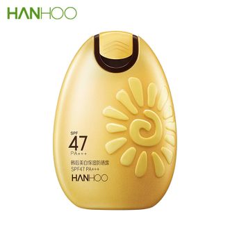 韩后  美白保湿高倍防晒霜露50g 清爽不油隔离防晒乳旅行学生军训太阳蛋