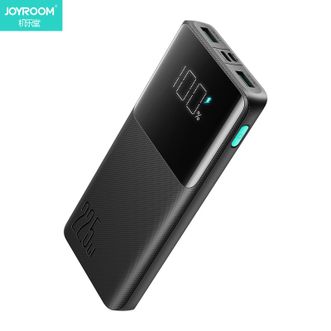 机乐堂/Joyroom  数显快充移动电源 JR-QP191 22.5W超级快充 10000毫安时便携移动电源 黑色