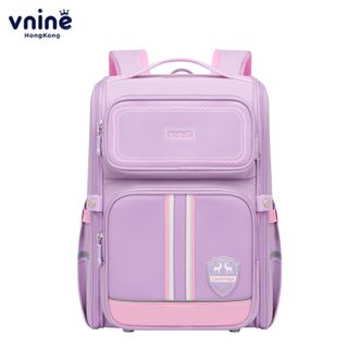 第九城/V.NINE  时尚百搭学生书包多功能科学分层舒适耐磨大容量书包 VDS62955（中号）