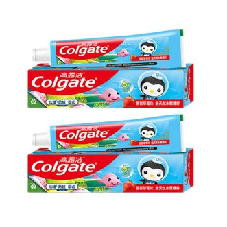 高露洁（Colgate）  儿童牙膏（2-5岁）香香草莓味40克*2支