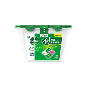 滴露/Dettol  洗衣凝珠24颗 四合一除菌青草